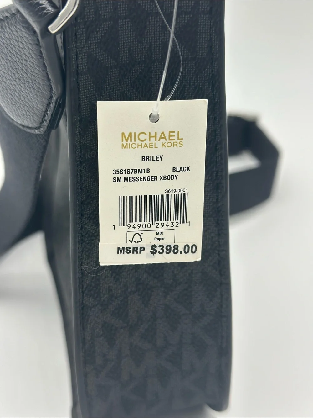 Michael Kors Black Signature Crossbody Shoulder Bag